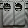 Original Case For OnePlus 12 Case Carbon Sandstone Black Wood Bumper Karbon Protective Cover Case For One Plus 12 5G OPO 4