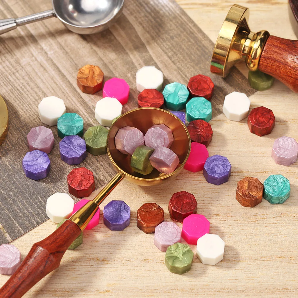 Light Peach Sealing Wax Beads