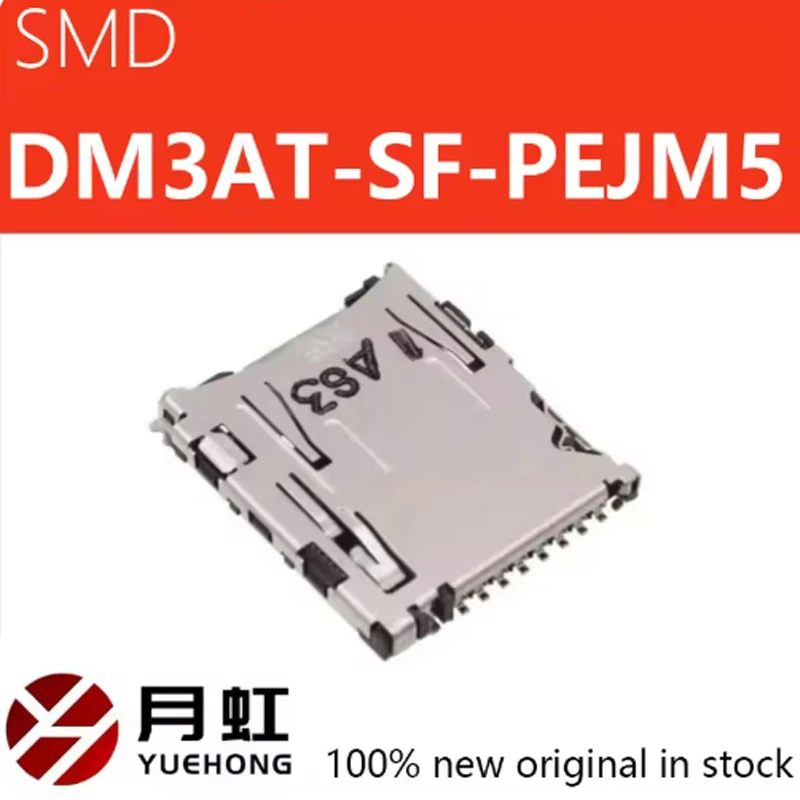 1/5/10 Uds DM3AT-SF-PEJM5 H R S microSD soporte para tarjeta de memoria soldada externa ranura para tarjeta TF 10P puntos de tarjeta duales