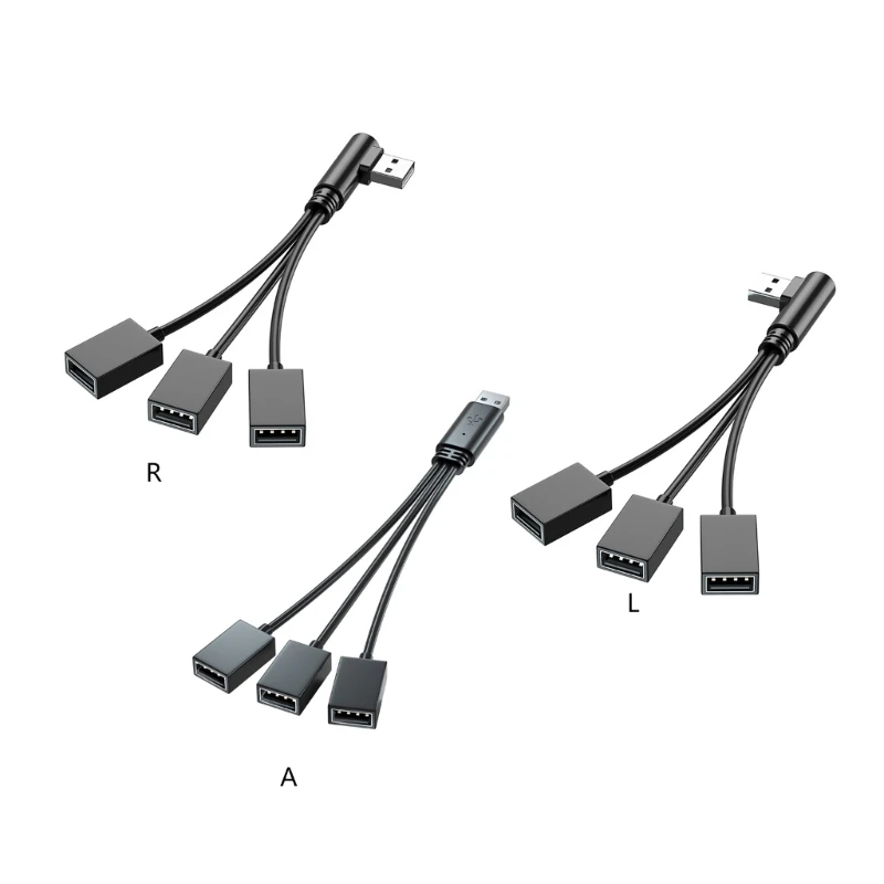 

3 в 1 USB-шнур питания USB-разветвитель Кабель для передачи данных для USB-вентиляторов, мышей,