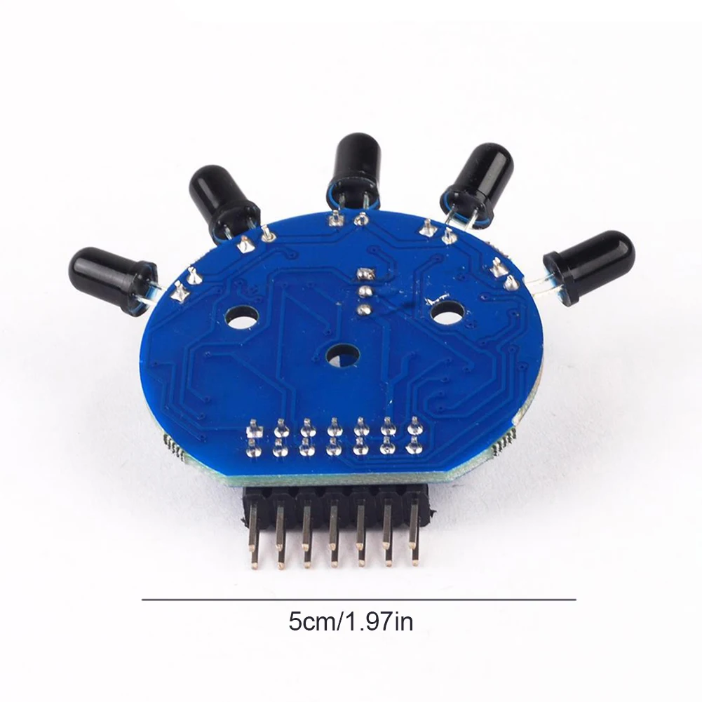 5방향 화염 센서 모듈 듀얼 출력 디지털 아날로그 신호 3.3V-9V 아두이노 액세서리용 간편 설치