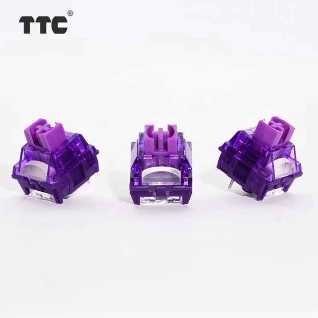 Ttc-flamingパープルキースイッチv2、リニアスイッチ、42g、3 Ttc-flamingパープルキースイッチv2、リニアスイッチ、42g、3