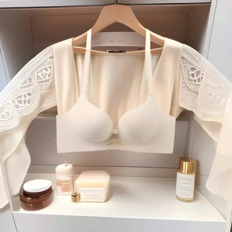 2026 Invisible Push Up Bra for Small Chest 3D Honeycomb Lift Technology No Wire Seamless Bralette (A-B Cup) Skin-Friendly 5