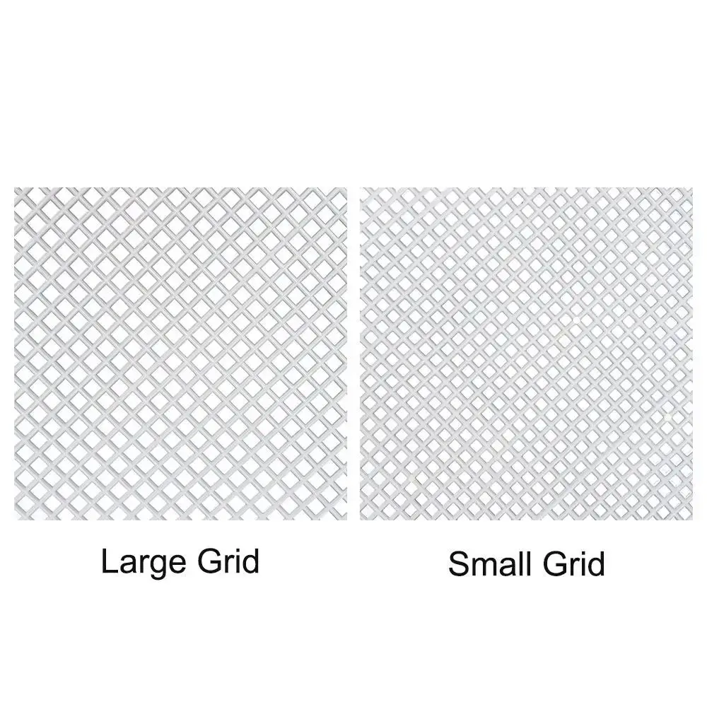 DIY Crafting Plastic Bag Mesh Grid Durable Mesh Cloth Canvas Bag Sheets Black White Net Cover Acrylic Yarn Crafting Knit