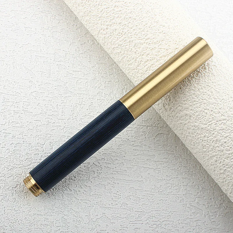 목제 미니 만년필, 짧은 녹색 백단향 펜, 서예 0.5MM 펜촉, 쓰기 잉크 펜, 사무실 학교 용품