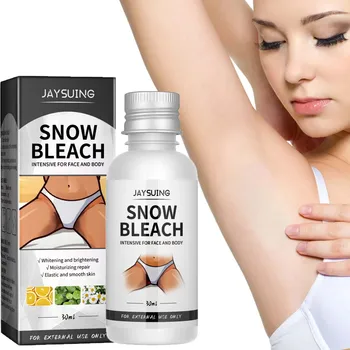 Crema candeggina per la neve del corpo Nicotinamide Illumina le parti intime Ascelle Sbiancamento Ascelle Gomito Ginocchia Rimozione delle articolazioni Macchia scura Melanina 1