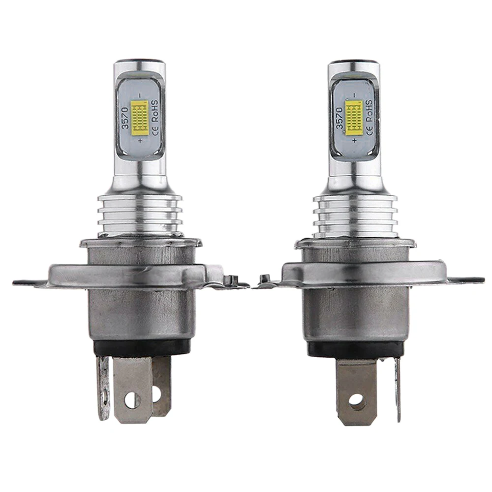 LED Headlight Bulbs Kit - High Low Beam, Ultra Bright 35W 4000LM, 6000K White