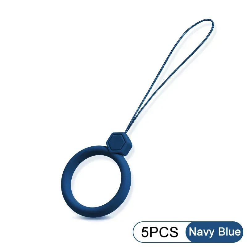 Silicone Wrist Strap Lanyard - Finger Ring Anti-Lost Phone Accessory