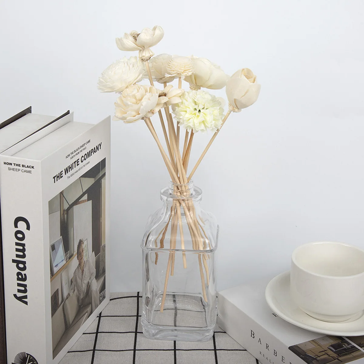 11 pcs Artificial Flower Rattan Sticks Fireless Fragrances Reed Diffuser Stick Reuse DIY Handmade Ornaments Home Decor reed diffuser stick