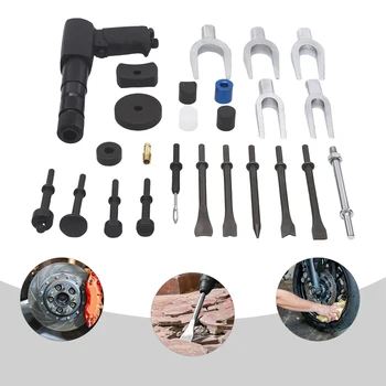 Air Hammer Kit, Air-Powered, Manual Operation w/Case Precision Automotive Repair Tool for Versatile Maintenance 2