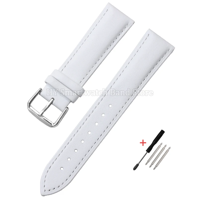 Universal Waterproof Leather Watch Strap – Elegant Wristband