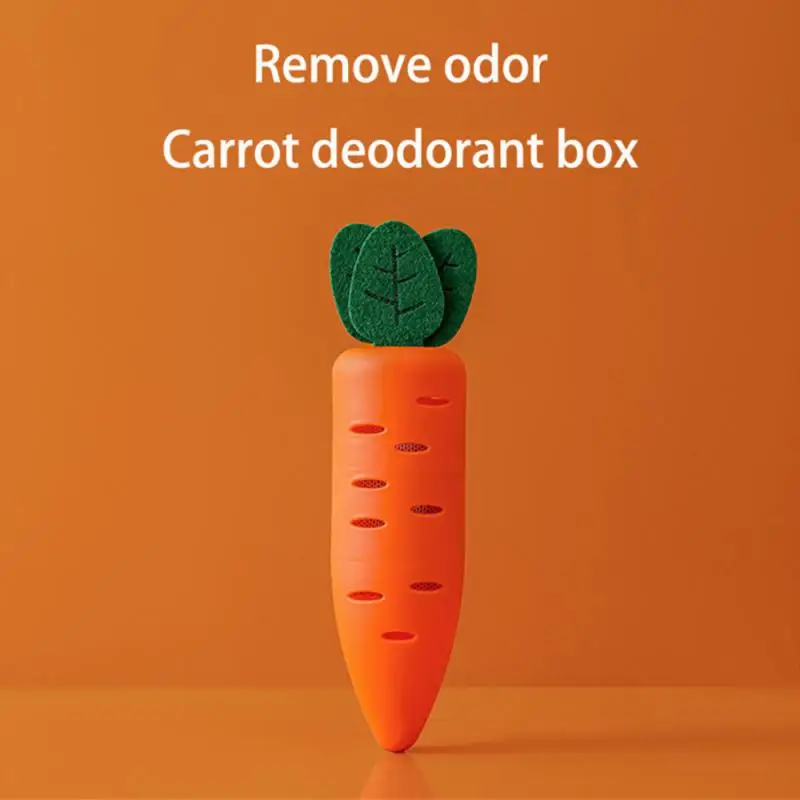 

Air Freshener Carrot-shaped Refrigerator Wardrobe Bathroom to Remove Odor Deodorant Box Activated Carbon Bamboo Charcoal Bag