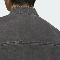 Adidas officiel véritable unisexe col montant Denim ample Tang costume veste JY8275 4