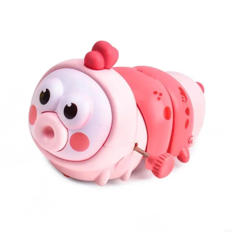 W3JF Interactive Baby Caterpillars Windup Toy Crawl Learning Physical Training Toy
