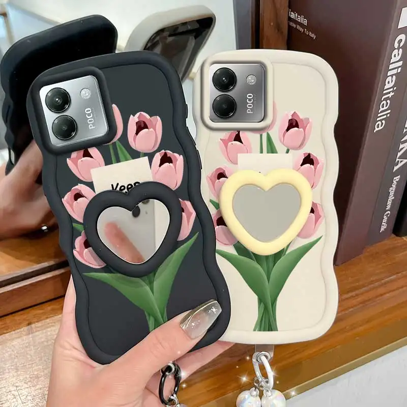 3-Piece Stay Happy Phone Case Set with Lanyard & Stand