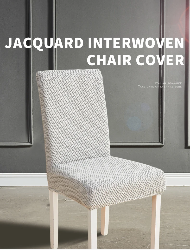 Description Picture 3 of item1 PC simple pure color chair setsack a whole household antifouling chair cover general chair cushion stool
