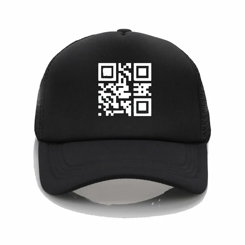 

Модная кепка с принтом «i love you», бейсболка с QR-кодом для мужчин и женщин, летняя трендовая Кепка, пляжная кепка с козырьком