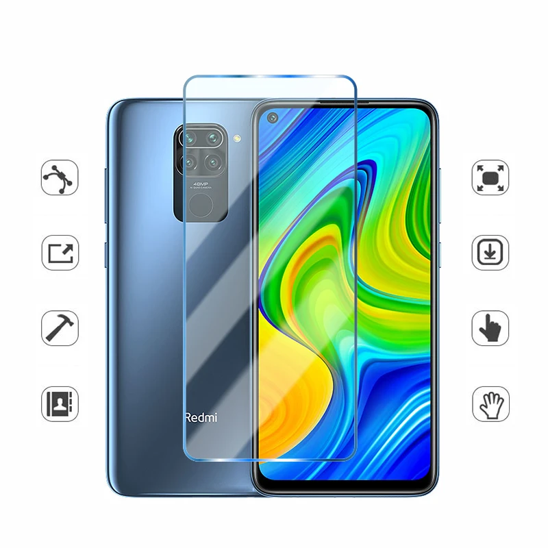 6in1 Protective Glass for Xiaomi Redmi Note 11 10 9 Pro 10S 9S 8 Camera Screen Protector For Redmi 9C NFC 9T 9A 9AT 10C Glass 3