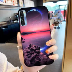 Soft Silicone Shockproof Phone Case - Protective Cover and Shell  TPU Coque for TCL 20L Plus (FV01YGM)