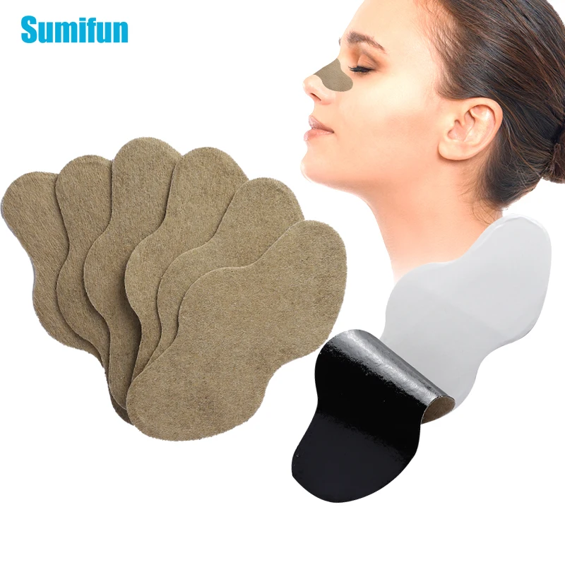 10Pcs Breath Nasal Patch Treat Rhinitis Sinusitis Sticker Anti Snoring Relieve Runny Nose Nasal Congestion Treatment Plaster Flower patch stickers Anti cough plaster