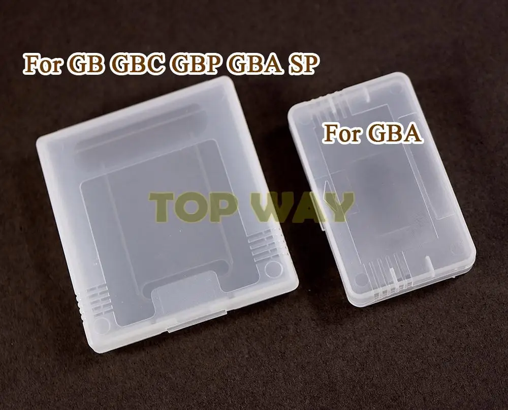 5 Pezzi Di Plastica Trasparente Trasparente Per Gameboy Advance Gba Game Cartridge Case Card Box Case Per Gb Gbc Gbp Gba Sp