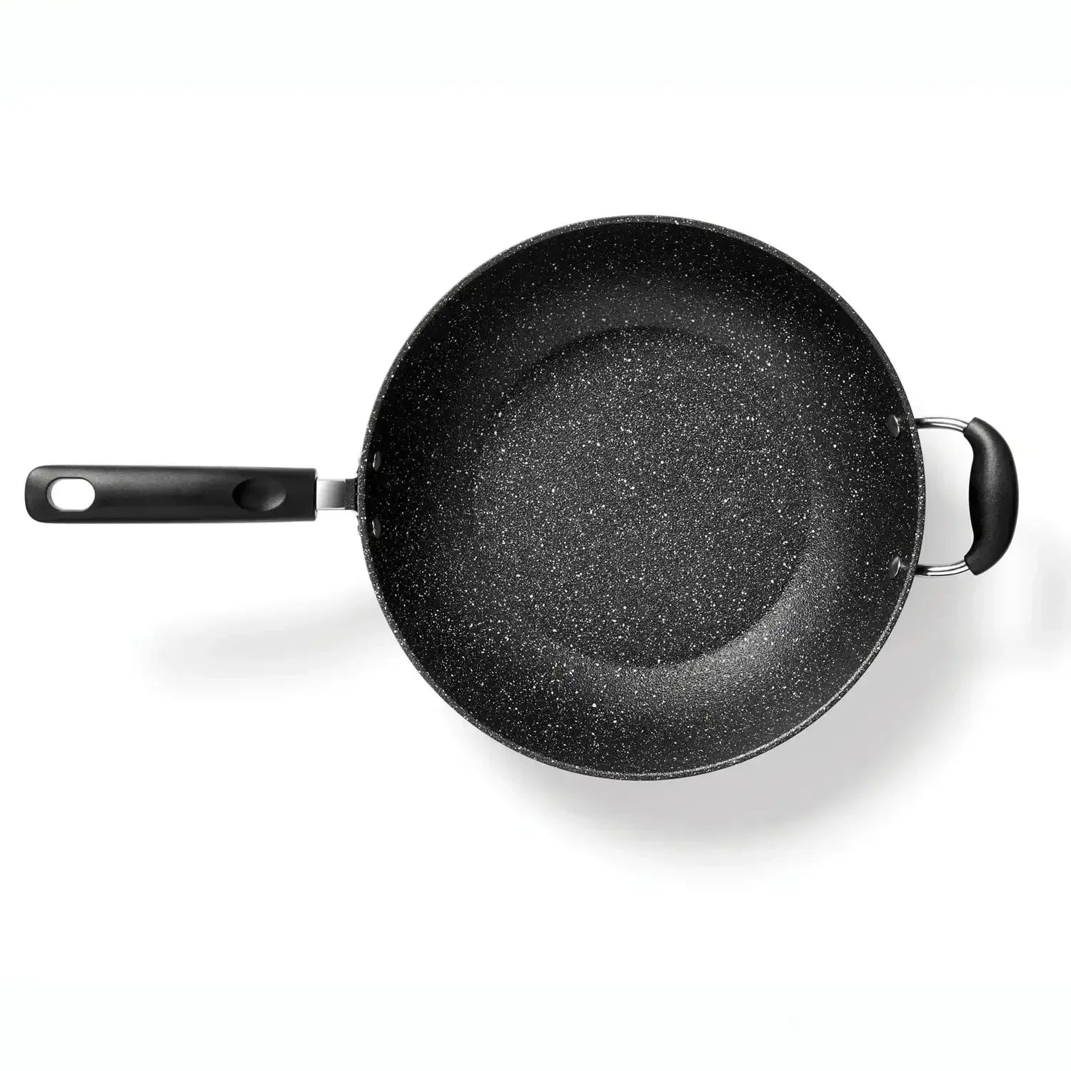 

The Rock By Starfrit 031009-004-0000 The Rock By Starfrit 12.5-inch Nonstick Wok With Helping Handle