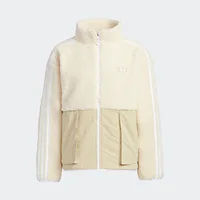 Veste de sport en polaire à col montant Adidas Authentic Trefoil pour hommes et femmes HY1378 4