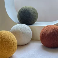 1pc Nordic style Spherical Throw Pillow Soft Cushion withZipper Closure, Fade Resistant,Cotton Filling,Home Decor Festival gifts 1