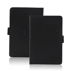 Premium PU Leather Folding Stand Tablet Case with Magnetic Cover and Hand Strap, 10.1 inch for Alldocube iPlay 60S (Black)