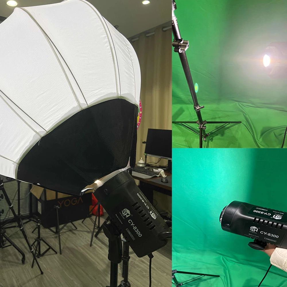 Lâmpada Solar Balanceada para Fotografia Luz de Vídeo Led Flash Retrato Acessórios de Estúdio Youtube 100w - Image 6