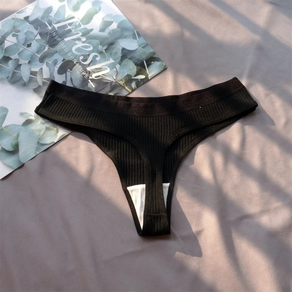 3-szt-Bezszwowe-damskie-pr-kowane-bawe-niane-stringi-proste-damskie-niskiej-talii-figi-Bikini-sportowe.jpg_ Bawełniane stringi Wess