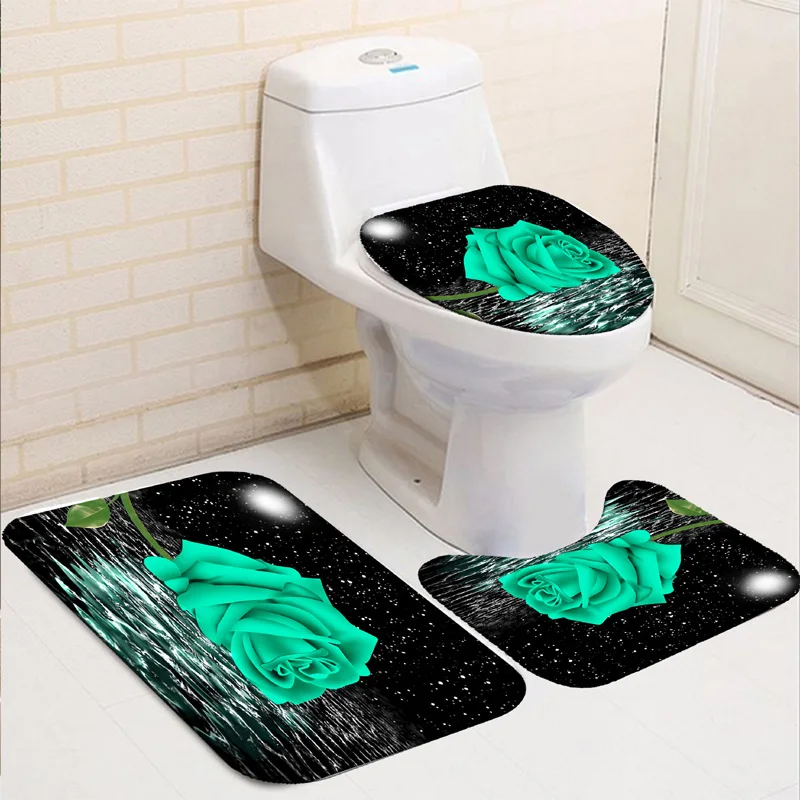 Q-Bath Rug Mat-3Pcs