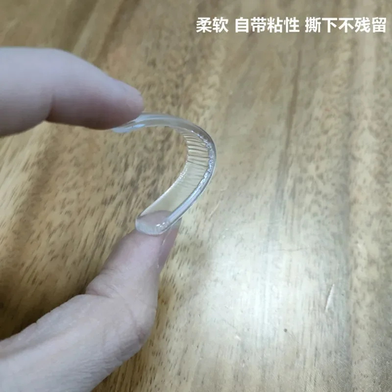Clear Silicone Door Bumper and Wall Protection Pad