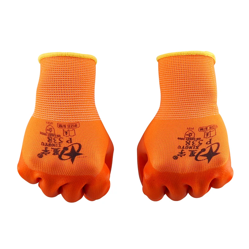 Safety Gloves PVC Coating Oil-proof Industrial Work Gloves For Men
