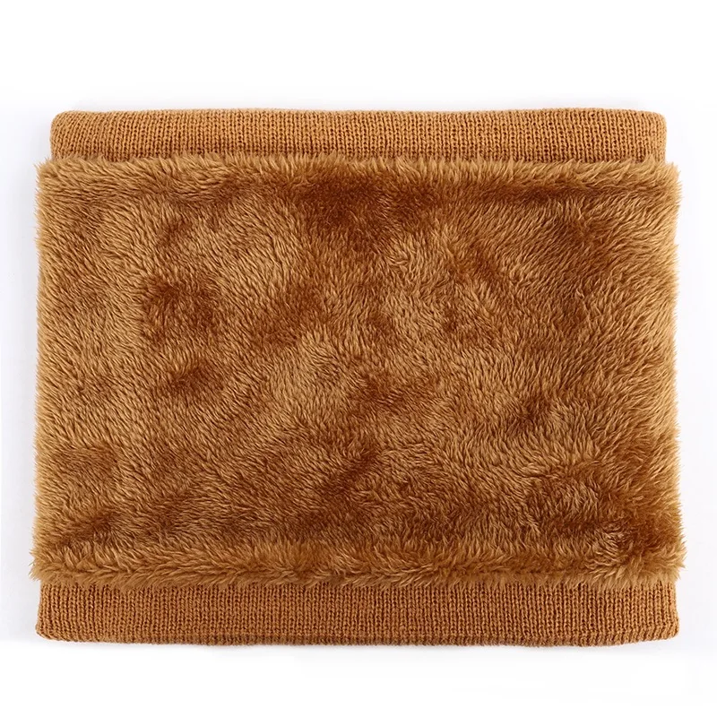 Winter Plush Muffler Woolen Knitting Neck Cover Fashion