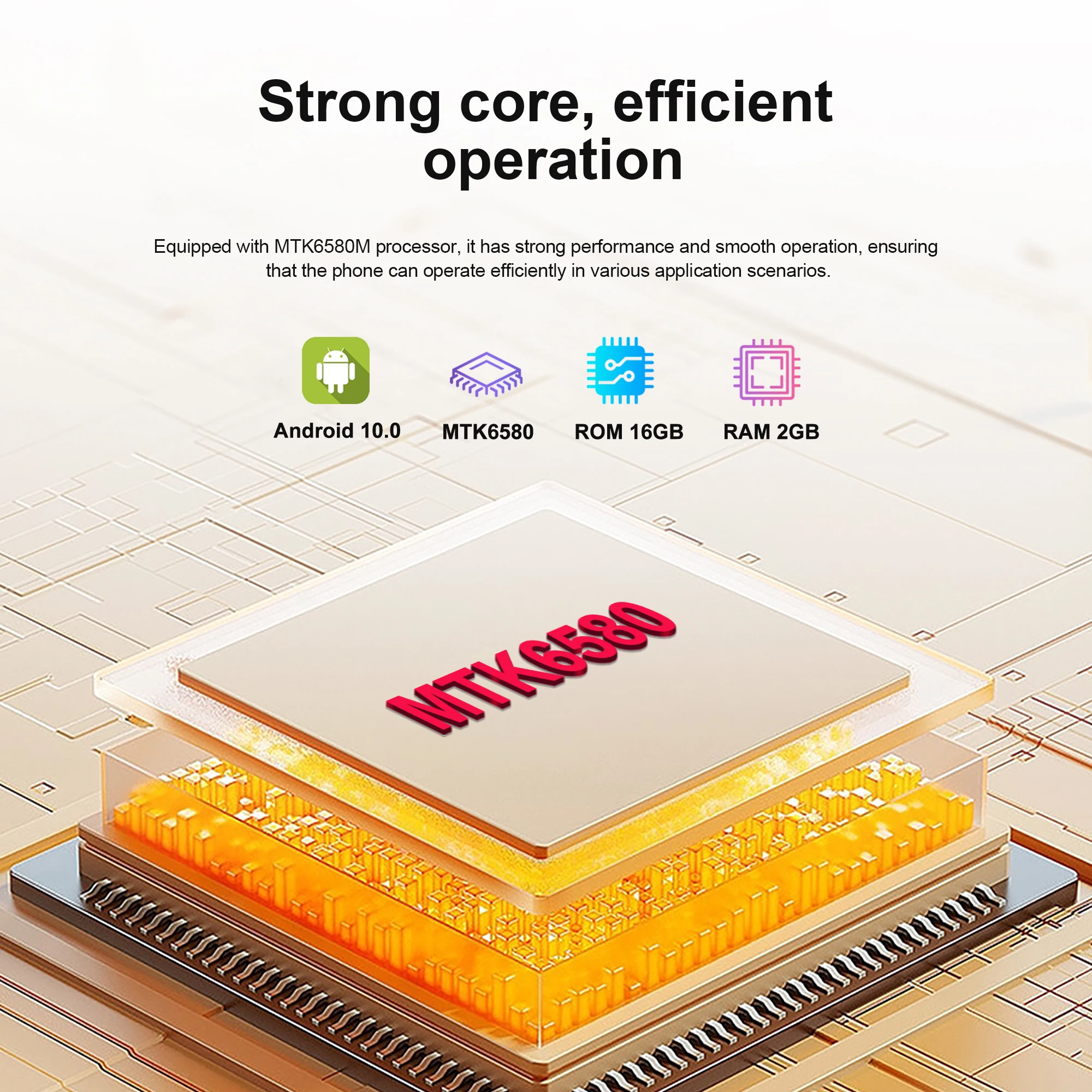 SERVO S27 Mini Smartphone Android System 2GB+16GB Memory 2 SIM Stanbdby Face Unlock WiFi 4.0" Full Screen Small Phones 3G WCDMA