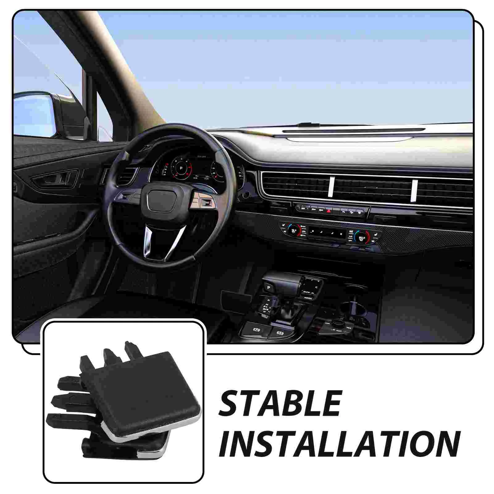2 Pcs Label Car Air Outlet Vent Tab Clip Tongue Clips Tabs Interior Accessory Plastic Auto Conditioning car air outlet clip
