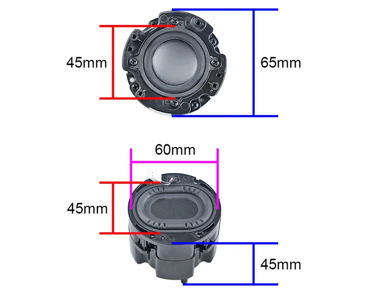 GHXAMP For Harman Kardon 1.75 inch Speaker + 2inch Bass diaphragm High-quality Computer Desktop Passive Speaker DIY 1Pairs
