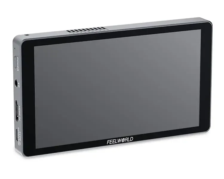 FEELWORLD P6XL 6 Inch Touch Screen 4K Monitor Aluminium Built-in Battery for DSLR Camera Field HDMI- High Brightness 1200nit