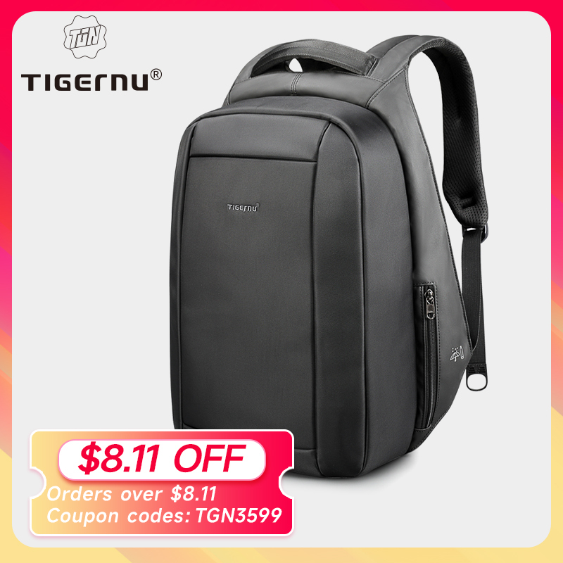 Tigernu Waterproof Anti Theft Female Mochila 15.6inch Laptop Backpack USB Backpacks Fashion Travel School Bag Backpack For Women