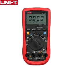 Multimètre numérique UNI T UT61C, plage automatique, AC 1000V RS232, Test de Diode, rétroéclairage LCD, multimètre, courant de tension cc 