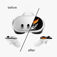 Sticker Vinyl Skin for Meta Quest 3 VR Headset Controller PVC Decals Halloween Pattern Wrap Cover for Oculus Quest 3 Accessories - Image 4