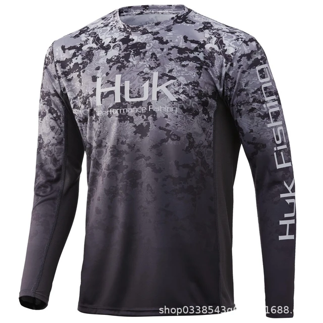 HUK fishing Shirts Long Sleeve Apparel Fish UPF 50+ Angling Tops Wear  Breathable Quik Dry Gear Clothing Summer Jersey - AliExpress