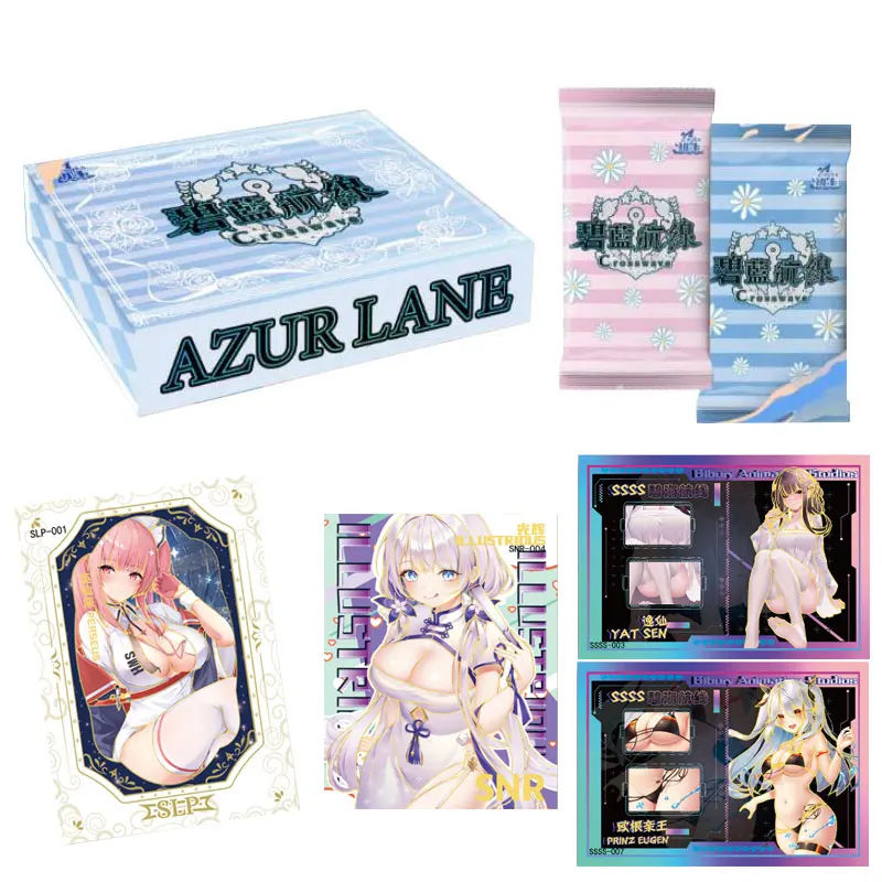 2024 Il Più Nuovo Gioco Di Carte Della Collezione Di Piste Di Marea Waifu Booster Box Aurora Game Palying Hobby Gift