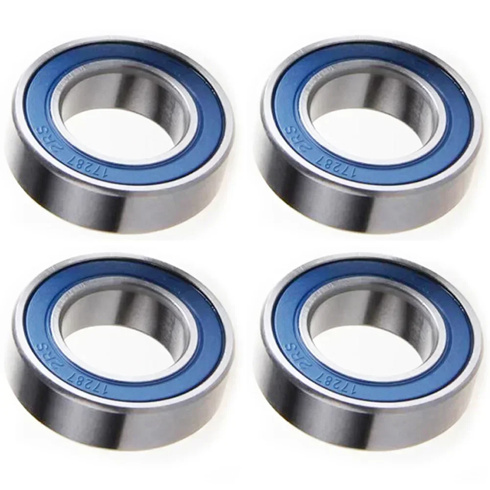1/4PCS Cycling Acesssories Bicicleta Accesorios 17X28X7 17287 2RS 17X28X7mm Blue Rubber Seals Bearing Model Bearing