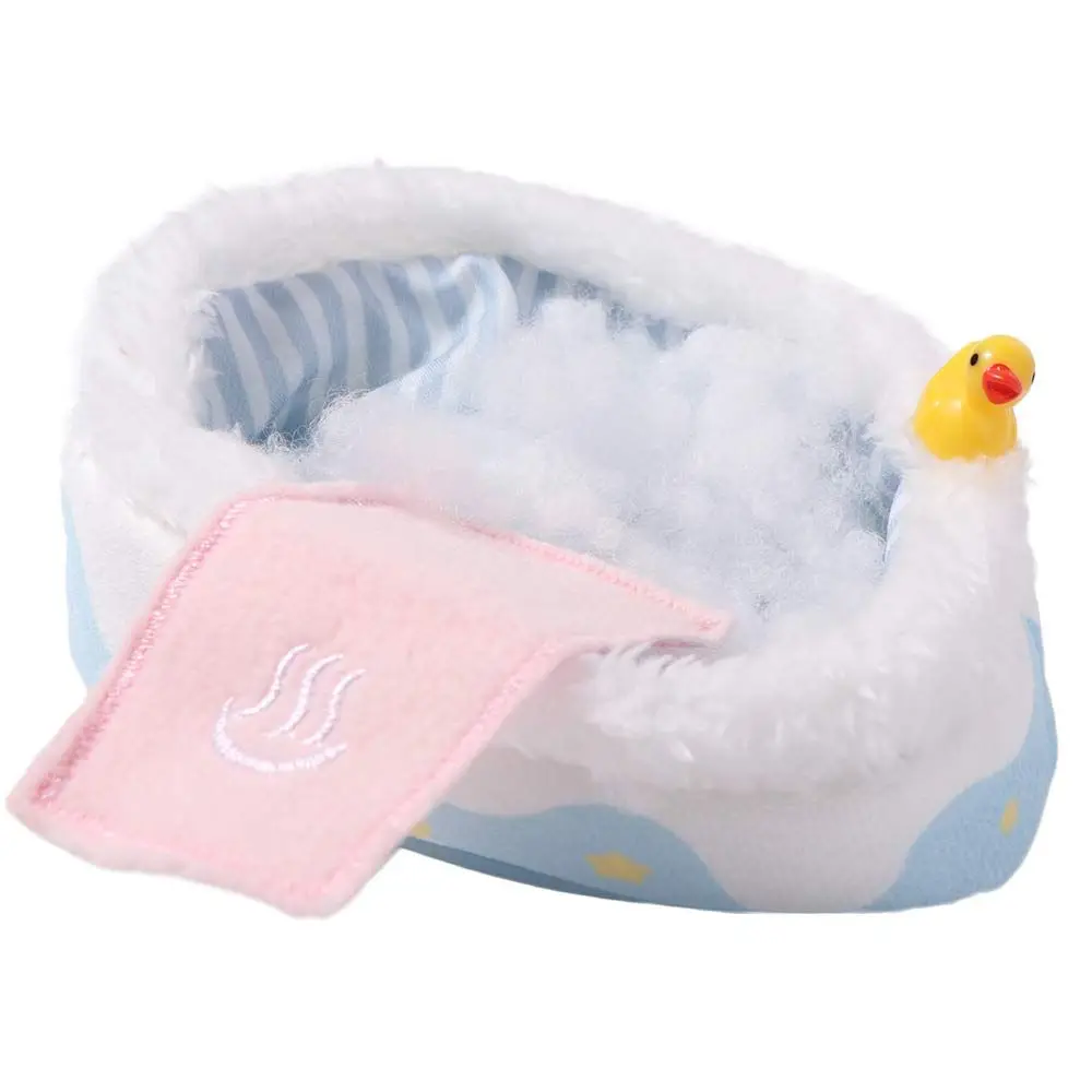 Fashion Mini Furniture Cotton Bathtub Desktop Decoration Ornament Sleeping Bag Kawaii Scene Decor 10cm Bathtub Gift