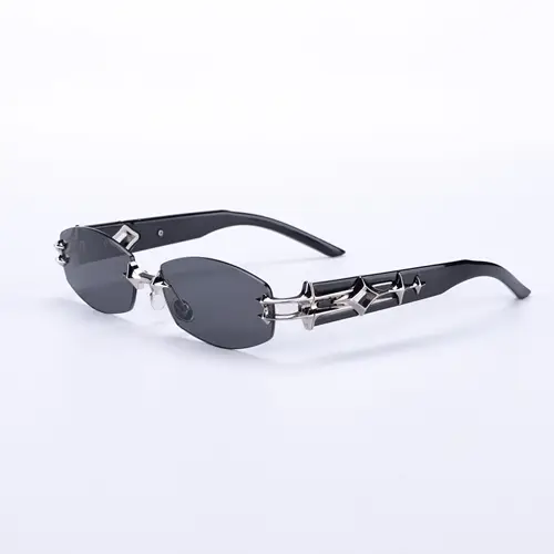 New Fashion Trend Leader World Luxury Personalized Sunglasses Men and Women Exquisite High End Temperament Frameless Sunglasses - Image 6