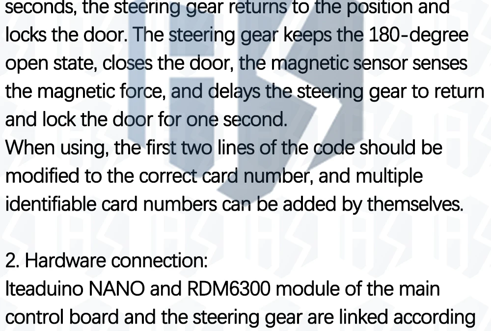 1~10PCS 125Khz RFID-Lesemodul RDM6300 UART-Ausgang Zutrittskontrollsystem für Arduino DIY – Detail 21
