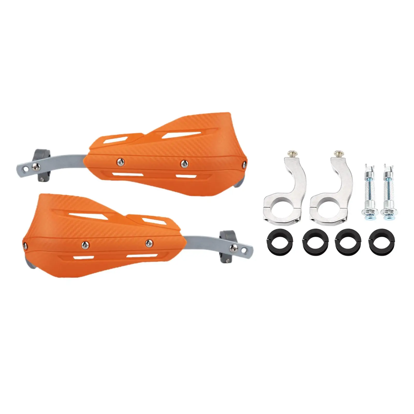 2PCS Motorcycle Handguards Hand Protector Wind Guard Fit 7/8 22mm and 1 1/8 28mm Brush Bar for Honda Motocross ATV