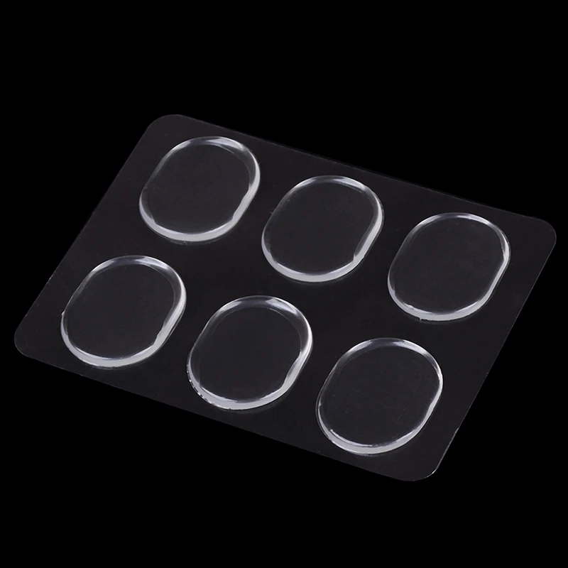 Snare Drum Mute Pad Drum Damper Gel Pads Snare Tom Muffler Mute Transparent Percussion Instrument Accessories 6pcs set drum accessories drum mute pad